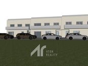 Únanov stavební pozemek 1.100 m2, projekt na 3 bytové domy, stavební povolení - pozemek, cena cena v RK, nabízí 