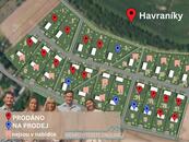 Prodej posledních 5ti pozemků z celkových 20ti, k.ú. Havraníky u Znojma, cena 2500 CZK / m2, nabízí 